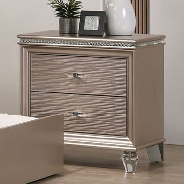 Allie Night Stand In Rose Gold