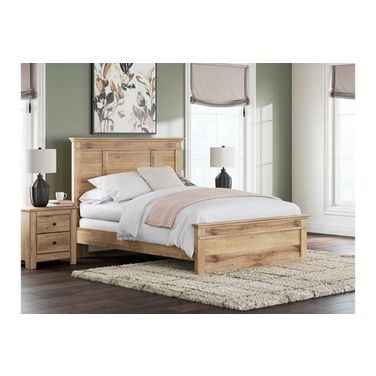 Allihauser Panel Bedroom Set In Tan
