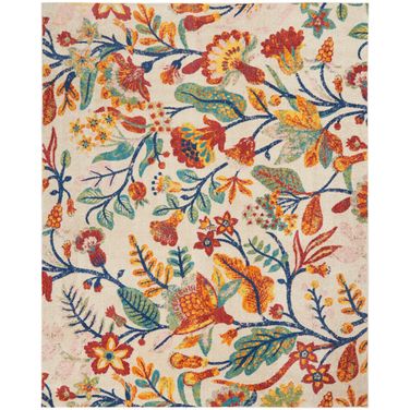 Allur 9' x 12' Bohemian Indoor Rug In Ivory Multi