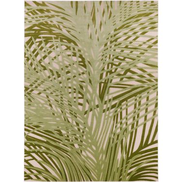 Aloha 12' x 15' Outdoor Rug In Ivory and Green