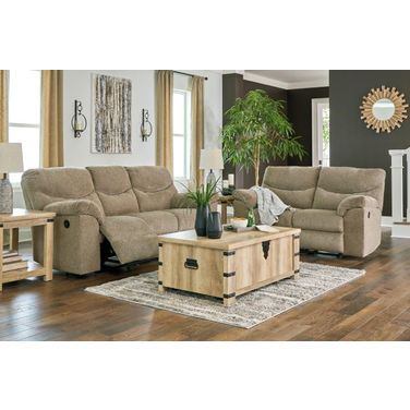Alphons Reclining Living Room Set In Briar