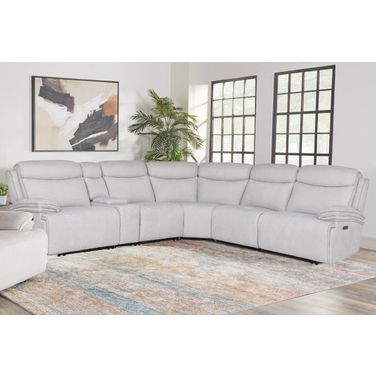 Alpine 6-Piece Sectional In Airy Snow