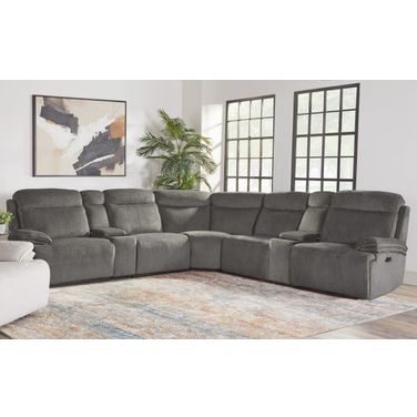 Alpine 7-Piece Sectional In Airy Midnight