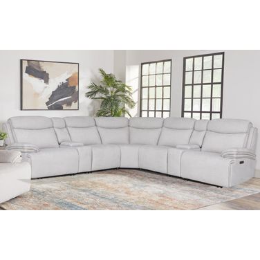 Alpine 7-Piece Sectional In Airy Snow