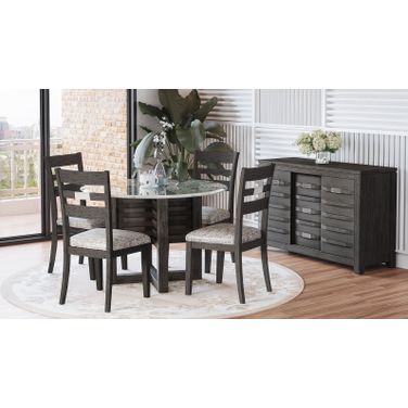 Altamonte Round Dining Room Set (Grey)