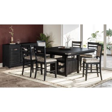 Altamonte Square Counter Height Dining Room Set (Charcoal)