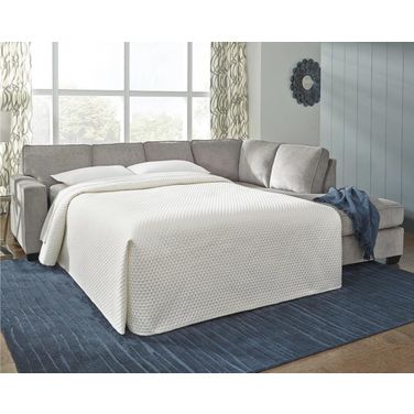 Altari 2-Piece RAF Sleeper Sectional With Chaise In Alloy