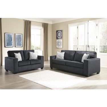 Altari Living Room Set In Slate