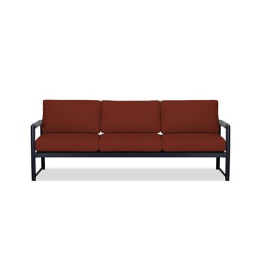 Alto Sofa In Canvas Henna and Black