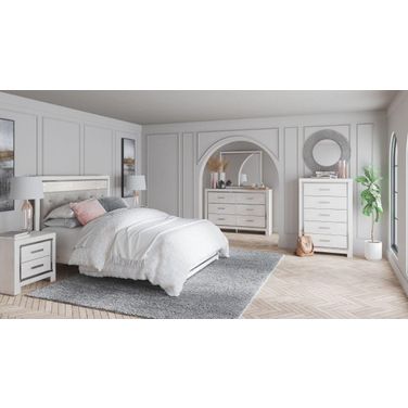 Altyra White Panel Bedroom Set