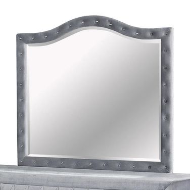 Alzir Mirror In Gray