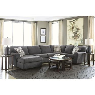 Ambee 3-Piece LAF Corner Chaise Sectional In Slate