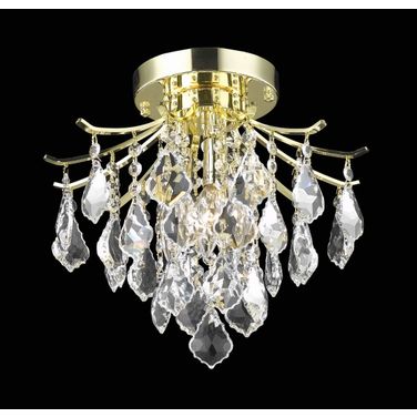 Amelia Gold Flush Mount LD8100F12G
