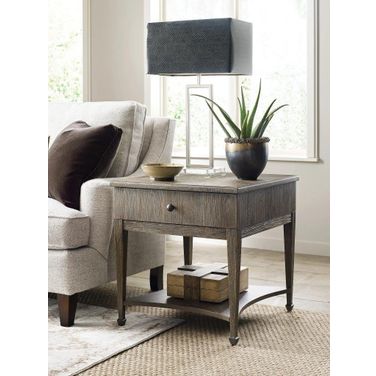 American Drew Emporium Carmine Drawer End Table