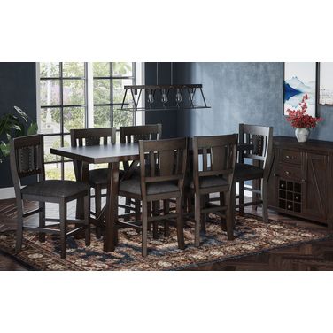 American Rustics Counter Height Dining Room Set