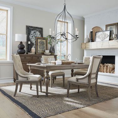 Americana Farmhouse Rectangular Dining Room Set