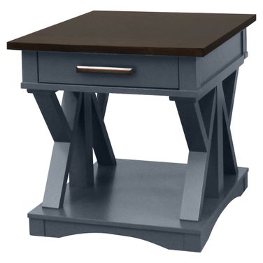 Americana Modern Denim End Table