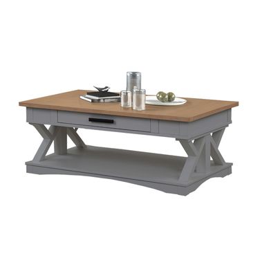 Americana Modern Dove Cocktail Table