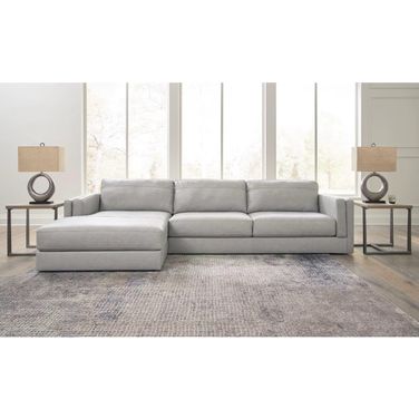 Amiata 2-Piece LAF Sectional with Chaise In Glacier
