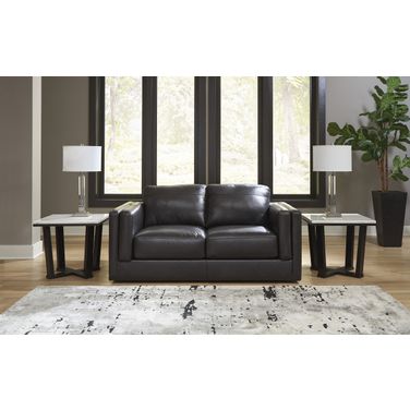 Amiata Loveseat In Onyx