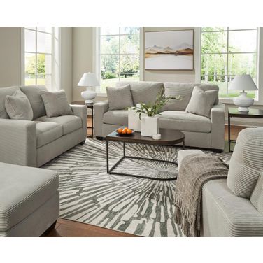 Ammon Living Room Set In Smoke