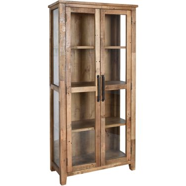 Amsterdam Curio Cabinet In Natural Pine