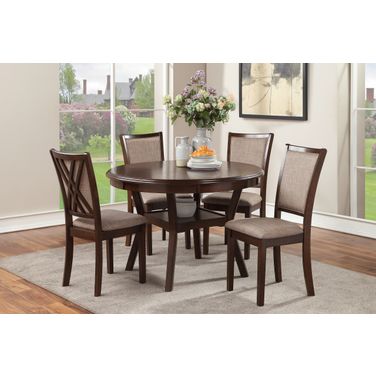 Amy 5 Piece Dining Room Set In Cherry