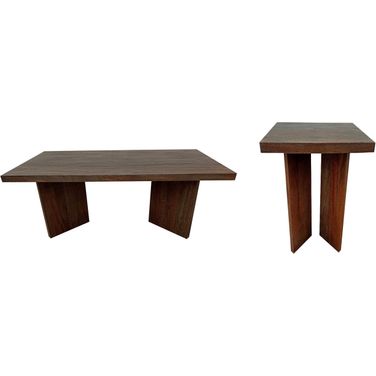 Andando Occasional Table Set In Mango Brown