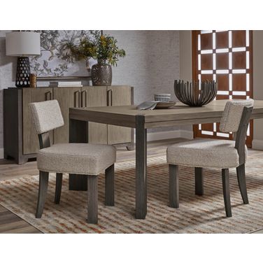 Anderson Park Dining Room Set In Moose Trail and Frontier Brown
