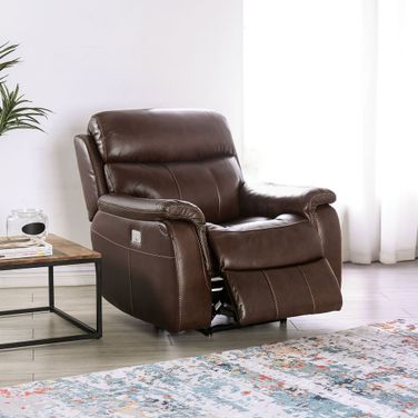 Antenor Power Recliner In Brown