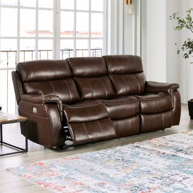 Antenor Power Sofa In Brown