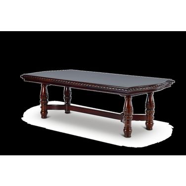 Antoinette Warm Brown Extendable Trestle Dining Table