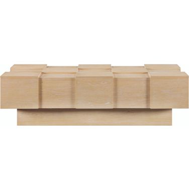 Anzio Oak Veneer Coffee Table In Natural