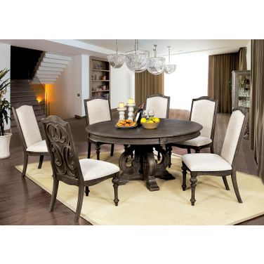 Arcadia Round Dining Room Set In Rustic Natural