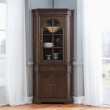 Arden Road Corner Cabinet In Cherry