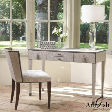 Argento Vanity Desk In Gray