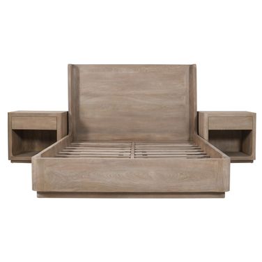 Argyle Bedroom Set In Light Ash Ivory Reclaimed Wood
