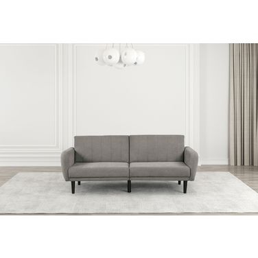 Aristide Futon Sofa In Gray