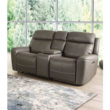 Artemia Power Loveseat In Gray