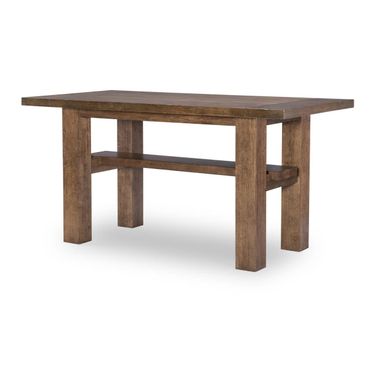 Artisan's Place Counter Height Dining Table In Vintage Pine and Ironwood