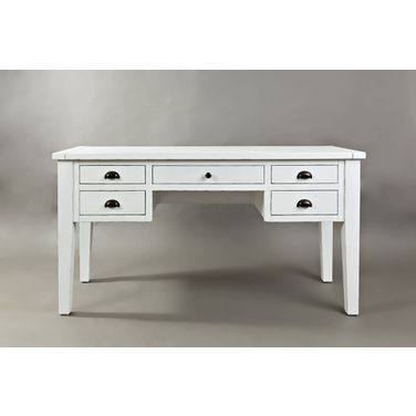 Artisan'S Craft 5 Drawer Desk In White