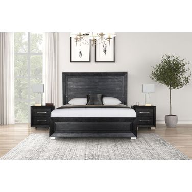 Ashbourne Queen Bed In Black