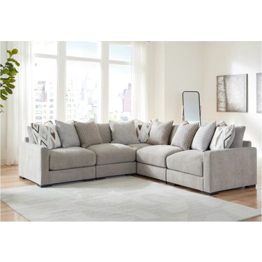 Aslan Court 5-Piece Sectional In Pebble