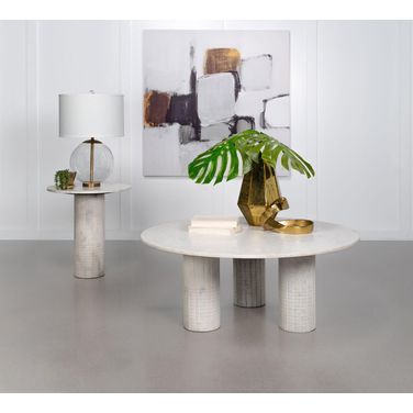 Astoria Occasional Table Set In White