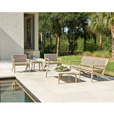 Atlas Outdoor Living Room Set In Brown