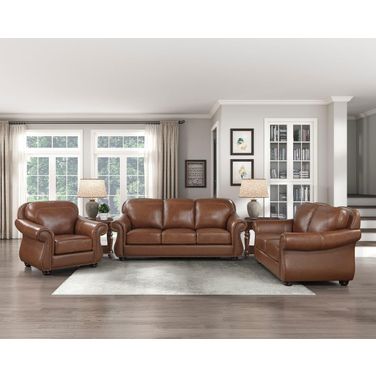Attleboro Living Room Set In Brown