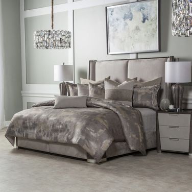 Aubrey 9 Piece Queen Comforter Set In Patina