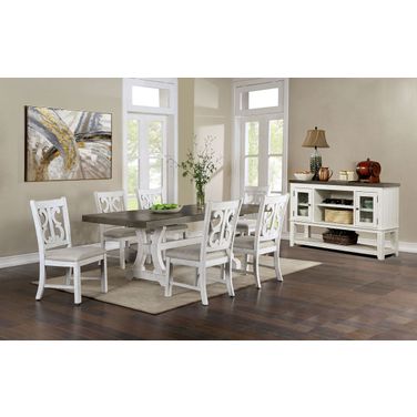 Auletta Dining Table In Gray