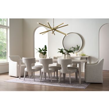 Avaline Dining Room Set In White Oak