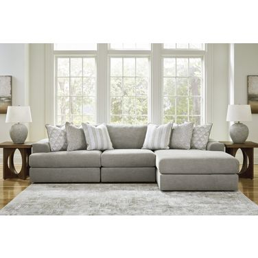 Avaliyah 3-Piece RAF Sectional With Chaise In Ash